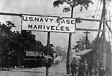 Mariveles Naval Section Base was used by the US Navy's Asiatic Fleet during the Second World War. Naval Base Mariveles.jpg