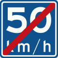 A5: End of recommended speed