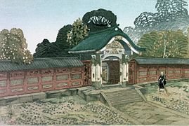 Mausoleum in Shiba, 1930