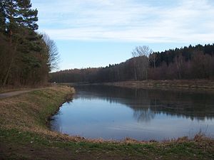 Ölgrundteich bei Hettstedt aus westlicher Richtung