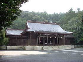 Naka-no-shima, chram shintō Oki w Ama