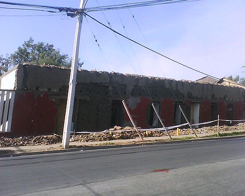 An old house in the urban centre of Santa Cruz, Chile. Image: Diego Grez.