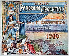 Panorama Argentino revista publicada en 1910 como parte de la celebración del Centenario de la Argentina conmemorando los cien años de la Revolución de Mayo.