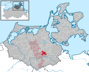 Poziția Papenhagen pe harta districtului Vorpommern-Rügen
