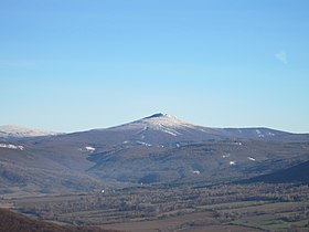 Vue sur le sommet.