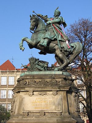 Moument of the king Jan III Sobieski
