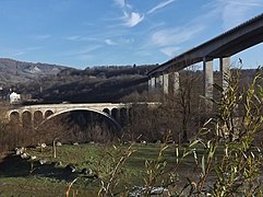 Le viaduc de Bellegarde-sur-Valserine.