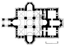 Etchmiadzin cathedral Present-day plan of the Etchmiadzin Cathedral.png