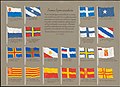 الأعلام المقترحة لفنلندا 1862-1918، التي جمعها أولوف إريكسون.