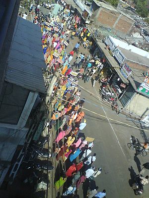English: A protest rally against DOW, in Bhopa...