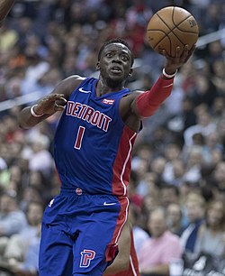 2017-ben, a Detroit Pistons játékosaként