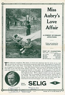 Description de l'image Release flier for MISS AUBRY'S LOVE AFFAIR, 1912.jpg.