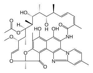 Strukturformel Rifaximin