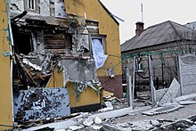 Destroyed house Rocket attack on Mariupol (2).jpg