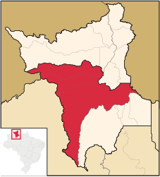 Caracaraí – Mappa