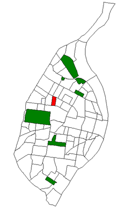 Location of Fountain Park within St. Louis