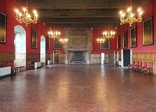 Salle d'Honneur, donjon du château.