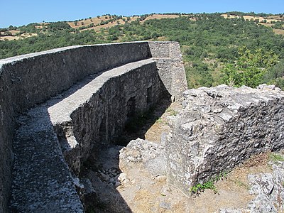 Le rempart de la forteresse.