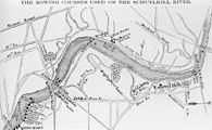 Schuylkill River Rowing Courses (1872).