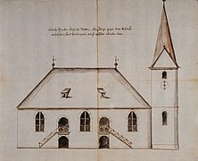 Umbauplan (1695), Ansicht Nord