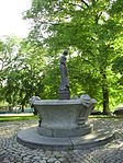 Brunnskar till Skogsråfontänen i Kungsparken i Göteborg (1918).