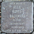 Stolperstein für Alex Meyer-Wachmann (Siemensstraße 60)