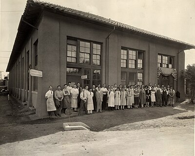 A 1929 photo of the Stanford University Press staff. The Press Gang.jpg