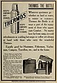 Thermos, anúncio da Rod and Gun no Canadá, 1909