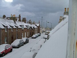 Peterhead im Winter