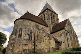 Vue d'ensemble de l'église.