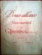 Frontespizio di una composizione musicale di Gian Giorgio Trissino dal Vello d'Oro