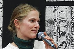Ulla Donner på bokmässan i Göteborg 2019.
