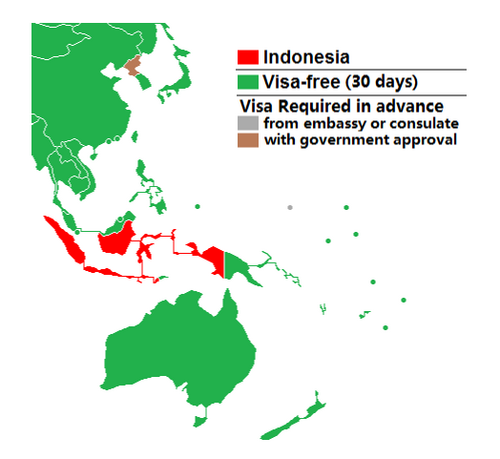 Visa policy of Indonesia