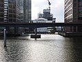 Landmark Pinnacle under construction viewed from South Dock. September 2017.