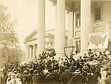 Women's suffrage rally at the Virginia State Capitol in 1916 Women's suffrage rally at the Virginia State Capitol in 1916.jpg