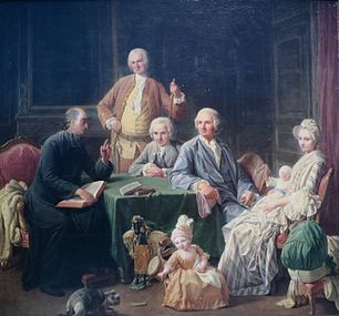 Portrait de la famille Leroy (1766), Մոսկվա, Պուշկինի անվան կերպարվեստի թանգարան