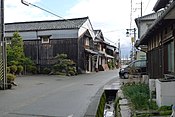 霜降地区の町並み