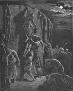 077.Jabesh-Gileadites находят тела Саула и его сыновей.jpg