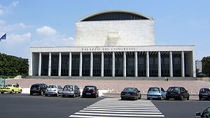 Der Palazzo dei Congressi in Rom
