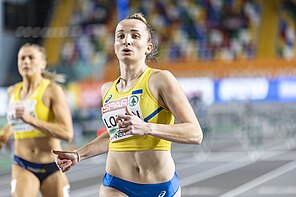 Julija Loban bei den Halleneuropameisterschaften 2023 in Istanbul