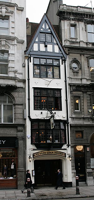 Ye Olde Cock Tavern, 22 Fleet Street, City of ...
