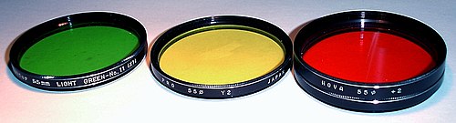 55mm optical filters