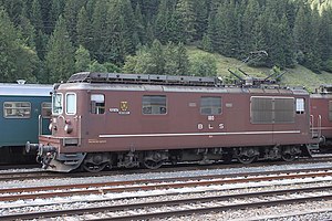 BLS Re 4/4 180 in Kandersteg, 2018