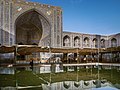 Piscina di abluzione nella Moschea dell'Imam, Esfahan, Iran.