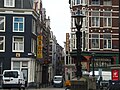 Straßenszene in der Amsterdamer Chinatown: Stormsteeg Ecke Geldersekade