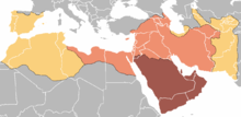 The Arab empire and the caliphs during their greatest extent.      Under Prophet Mohammad, 622-632      Under the Patriarchal Caliphate, 632-661      Under the Umayyad Caliphate, 661-750