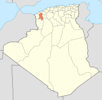 Algeria 22 Wilaya locator map-2009.svg