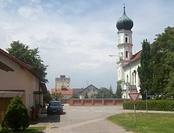 Skyline of Wallersdorf