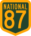 National highway marker