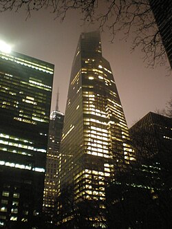 250px Bank of America Tower night